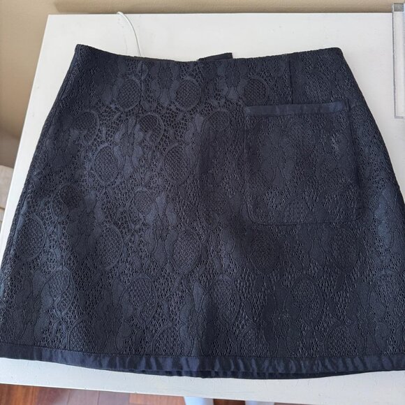 Topshop Black mini skirt, size 6 - Picture 1 of 5
